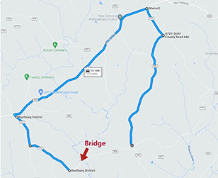 Route 604 Bridge Closure Detour